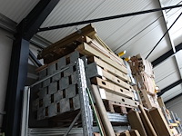 Partij houten omheining - afbeelding 3 van  7