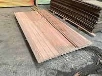 Partij houten oversteek/gootbekleding (6x) - afbeelding 1 van  2