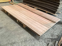 Partij houten oversteek/gootbekleding (6x) - afbeelding 2 van  2