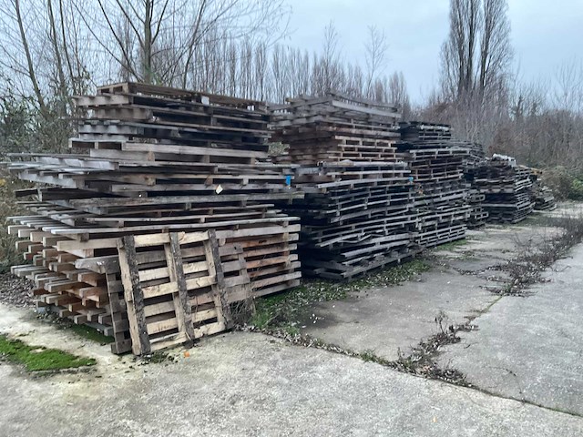 Partij houten pallets - afbeelding 3 van  6