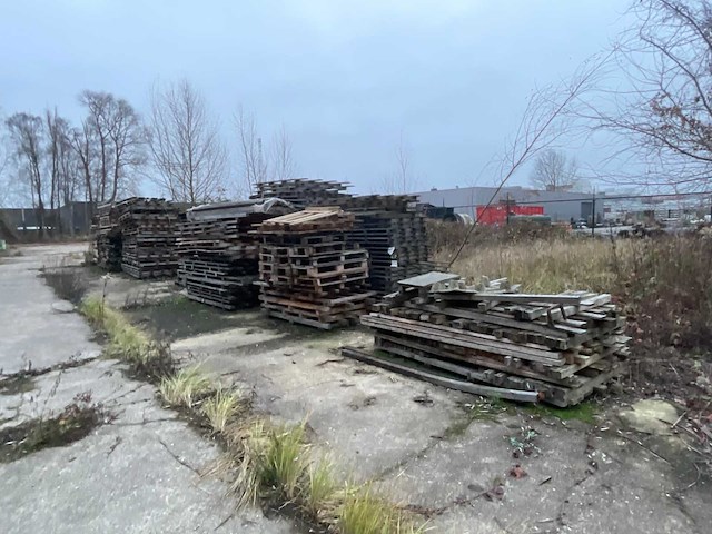 Partij houten pallets - afbeelding 5 van  6
