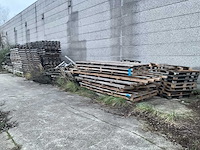 Partij houten pallets - afbeelding 6 van  6