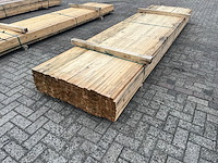 Partij houten panlatten 3900x35x22mm 289 stuks