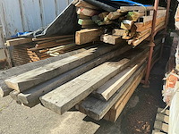 Partij houten planken en balken - afbeelding 3 van  5