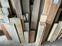 Partij houten planken en balken - afbeelding 6 van  11