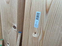 Partij houten planken, latten en wandpanelen - afbeelding 10 van  21