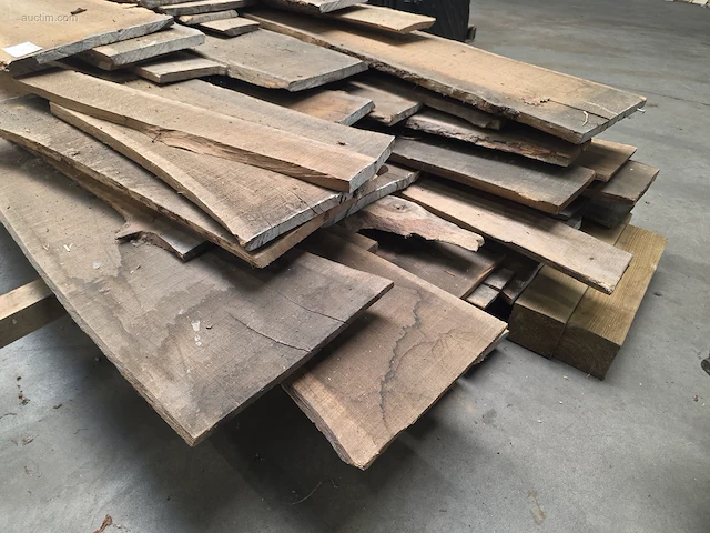 Partij houten planken - afbeelding 2 van  4