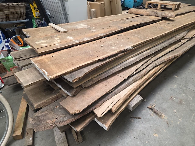 Partij houten planken - afbeelding 3 van  4