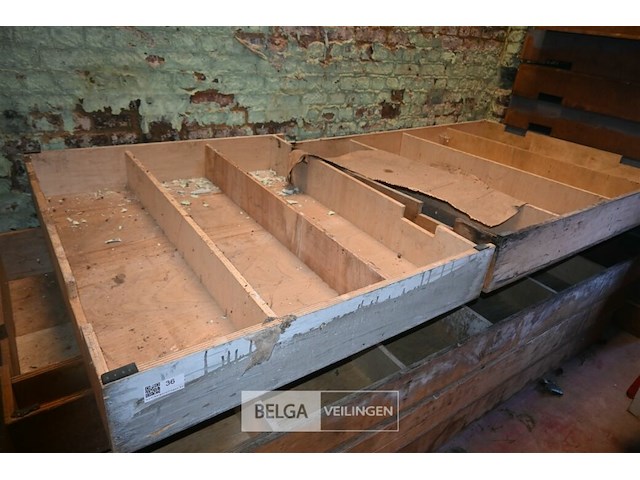 Partij houten podiumbakken - afbeelding 2 van  4
