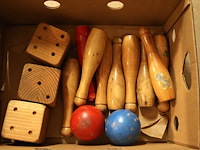 Partij houten speelgoed - afbeelding 1 van  5