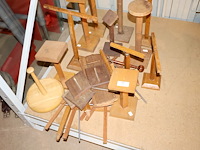 Partij houten staanders - afbeelding 2 van  5