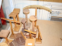 Partij houten staanders - afbeelding 3 van  5