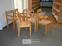 Partij houten stoelen - afbeelding 1 van  3