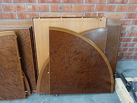Partij houten tafels + metalen onderstel - afbeelding 8 van  10
