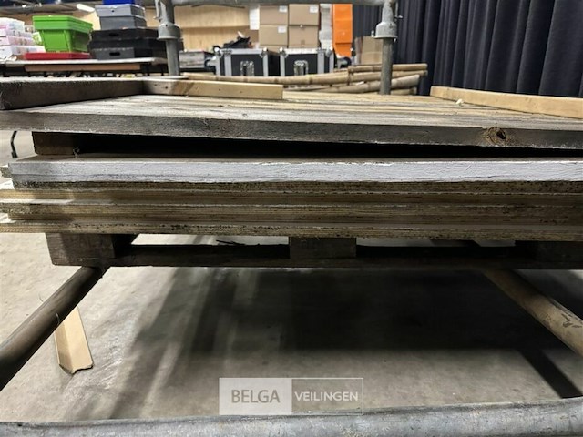 Partij houten wanden - afbeelding 3 van  4