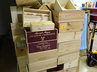 Partij houten wijnkisten - afbeelding 2 van  3