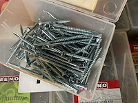 Partij houtschroeven en koperen nagels - afbeelding 4 van  7