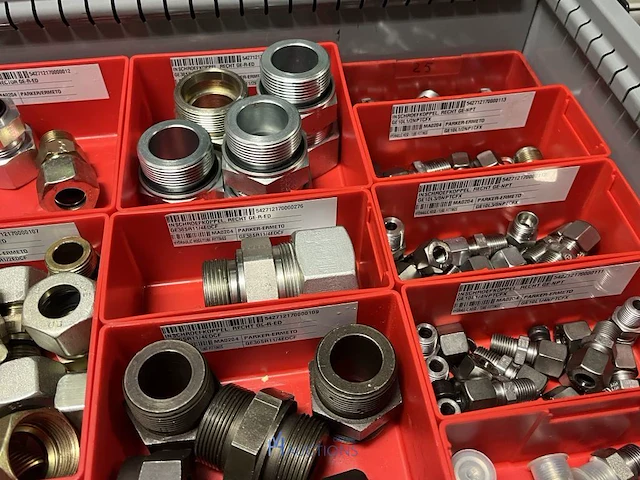 Partij hydraulische koppelingen en appendages - afbeelding 3 van  130