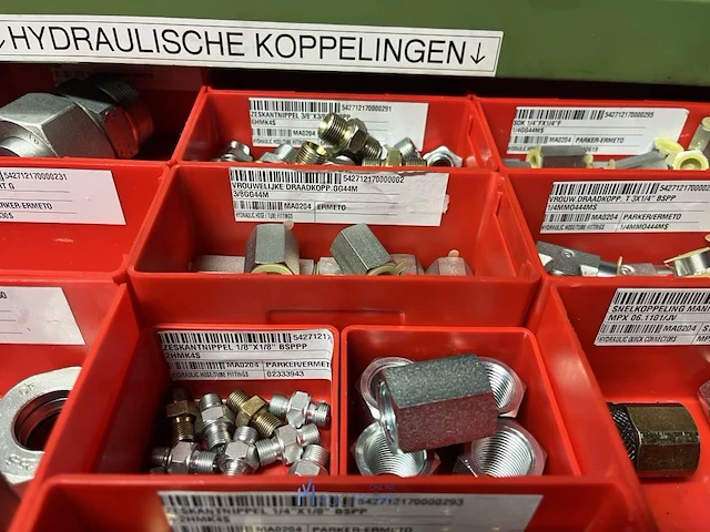 Partij hydraulische koppelingen en appendages - afbeelding 52 van  130