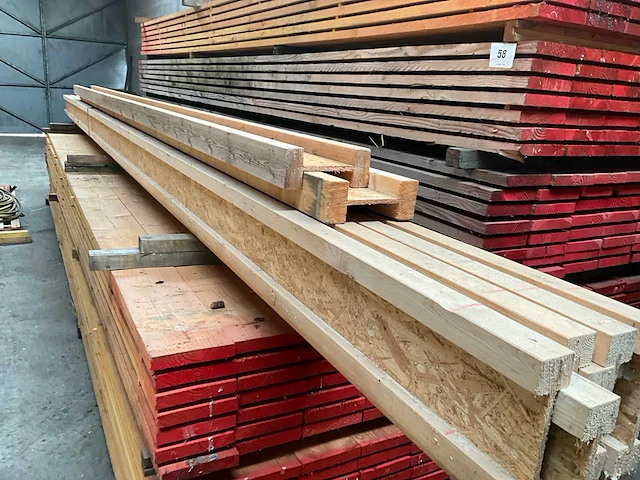 Partij i-joist balken 8 meter lang (8x) - afbeelding 2 van  6