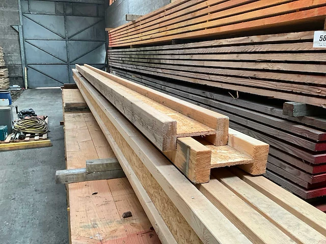 Partij i-joist balken 8 meter lang (8x) - afbeelding 4 van  6