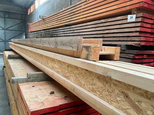 Partij i-joist balken 8 meter lang (8x) - afbeelding 5 van  6