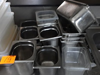 Partij inox g/n bakken + kunststof bakken - afbeelding 2 van  3