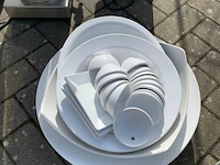 Partij inox kommen en porselein - afbeelding 3 van  3