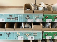 Partij installatiemateriaal koper, messing en chrome - afbeelding 23 van  24