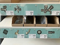 Partij installatiemateriaal koper, messing en chrome - afbeelding 24 van  24