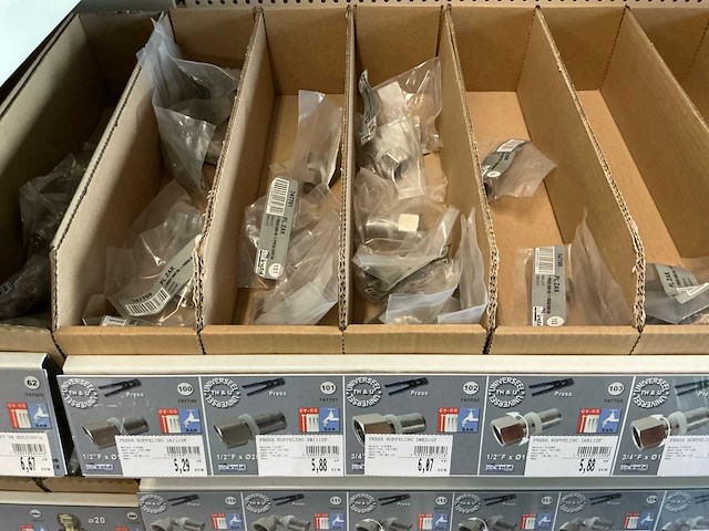 Partij installatiemateriaal sanitair/chauffage - afbeelding 4 van  30