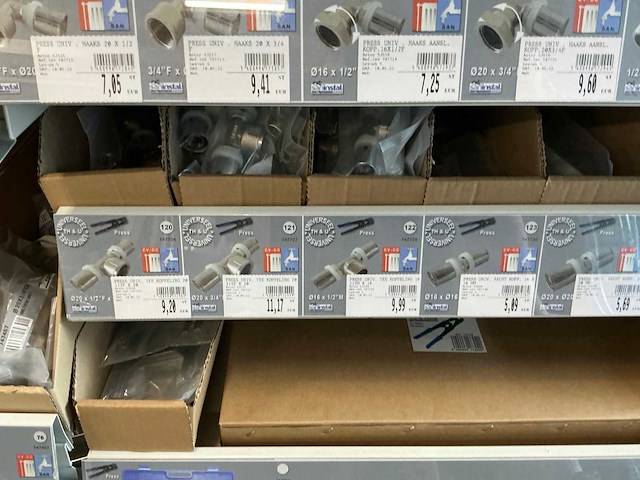 Partij installatiemateriaal sanitair/chauffage - afbeelding 8 van  30