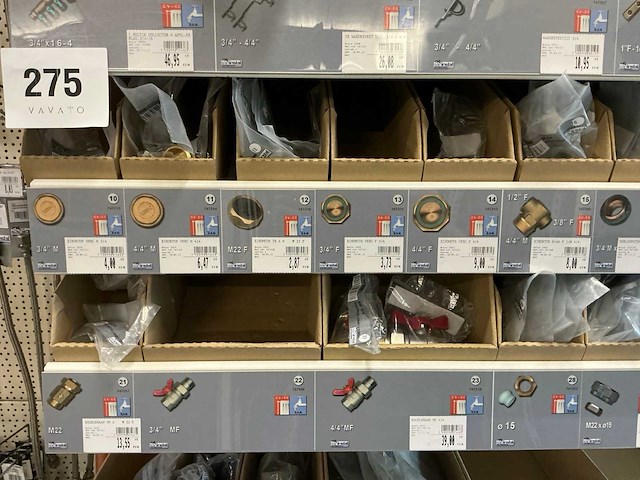Partij installatiemateriaal sanitair/chauffage - afbeelding 27 van  30