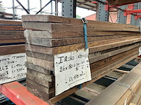 Partij iroko en thermowood ayous balken en planken - afbeelding 3 van  6