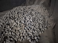 Partij kasseien mozaïek