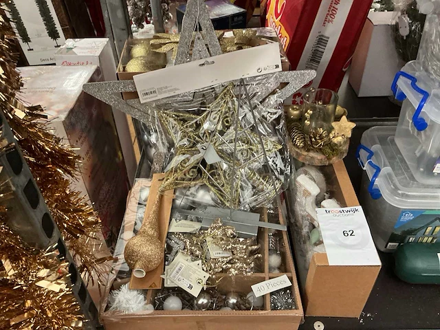 Partij kerst- & seizoensartikelen decoratie - afbeelding 1 van  4