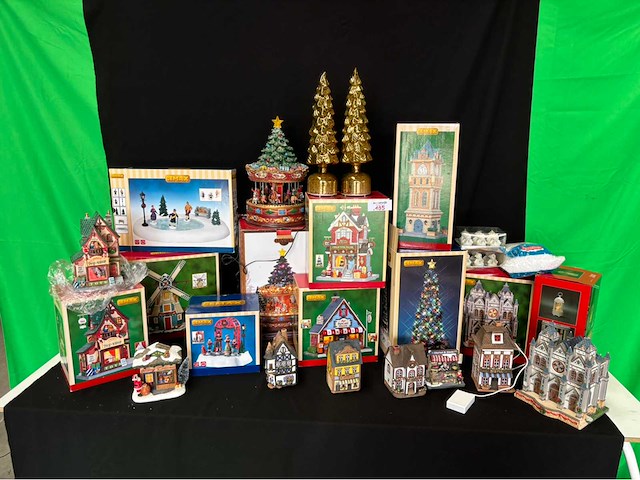 Partij kerst versiering (17x) - afbeelding 1 van  3