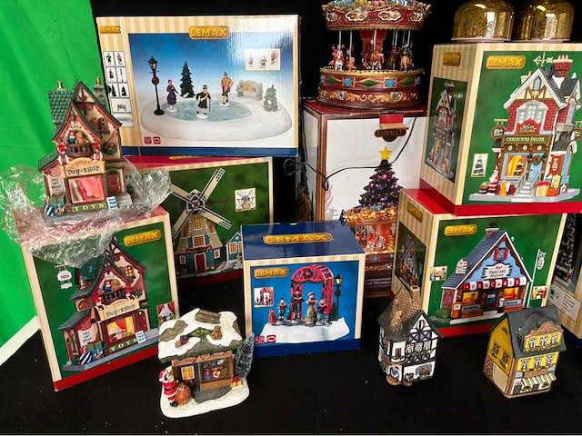 Partij kerst versiering (17x) - afbeelding 2 van  3
