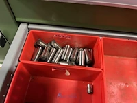 Partij kettingen, veren en industrieel bevestigingsmateriaal - afbeelding 22 van  180