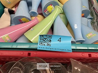 Partij kleine gekleurde glazen vaasjes - afbeelding 5 van  5