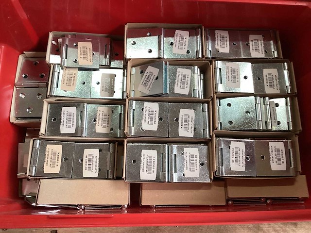 Partij klepscharnieren 50x105mm gegalvaniseerd - afbeelding 1 van  4