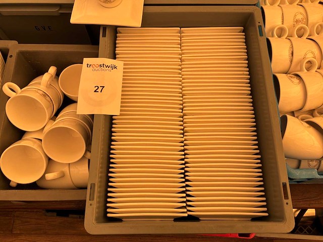 Partij koffietassen en onderzetters - afbeelding 4 van  7