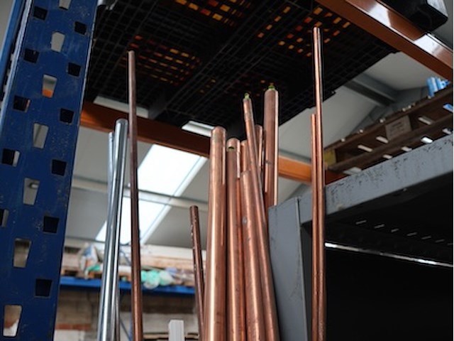 Partij koperen buizen - afbeelding 3 van  6