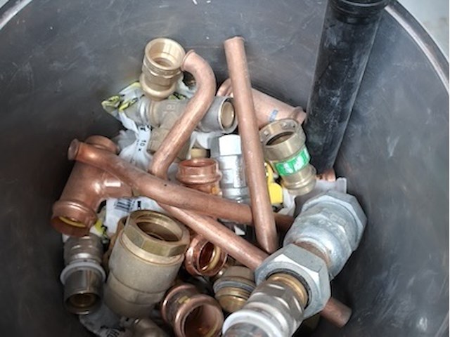 Partij koperen buizen - afbeelding 5 van  6