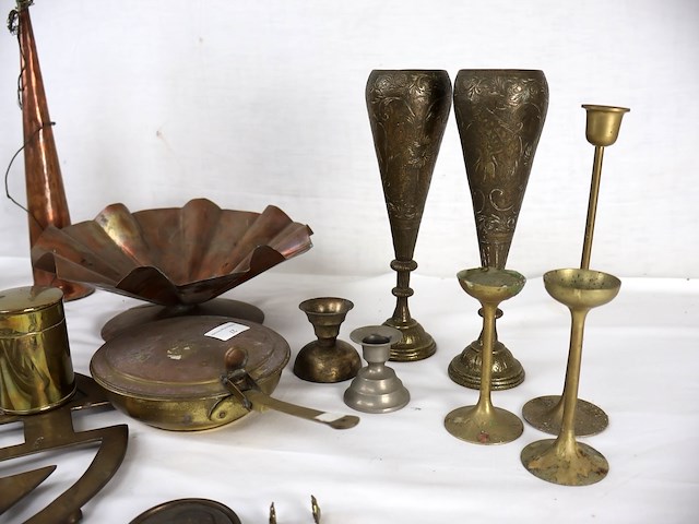 Partij koperen decoratie - afbeelding 3 van  7