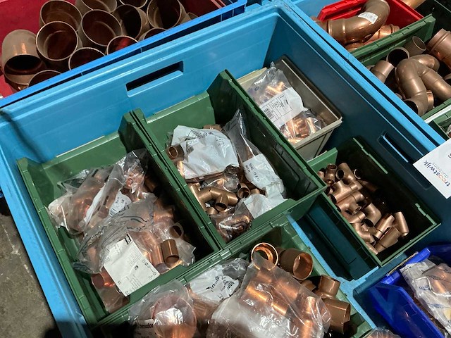 Partij koperen fitting materiaal - afbeelding 4 van  7