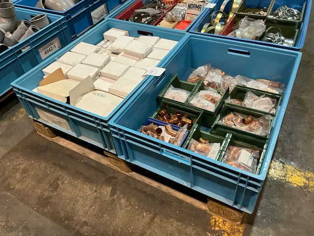 Partij koperen fittingmateriaal - afbeelding 3 van  10