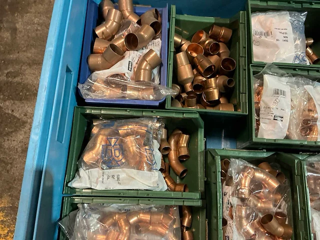 Partij koperen fittingmateriaal - afbeelding 5 van  10
