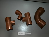 Partij koperen hulpstukken - afbeelding 3 van  4