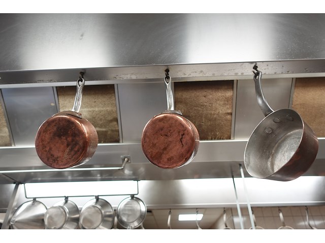Partij koperen pannen - afbeelding 4 van  14